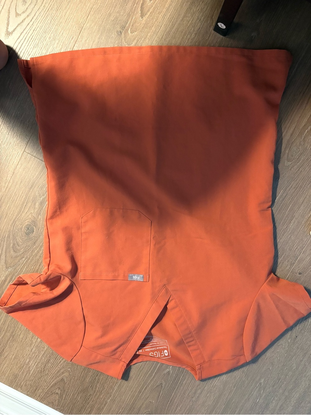 Figs Orange Women's Medical Scrub Top